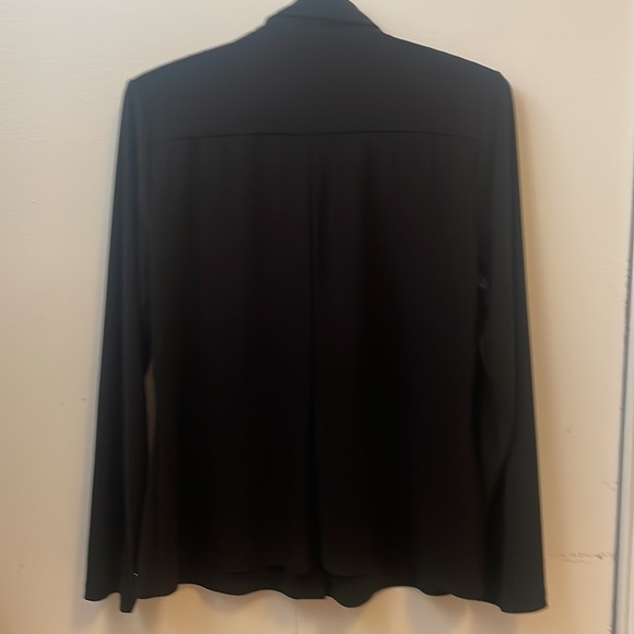 Black Tommy Hilfiger button up blouse - Picture 5 of 5